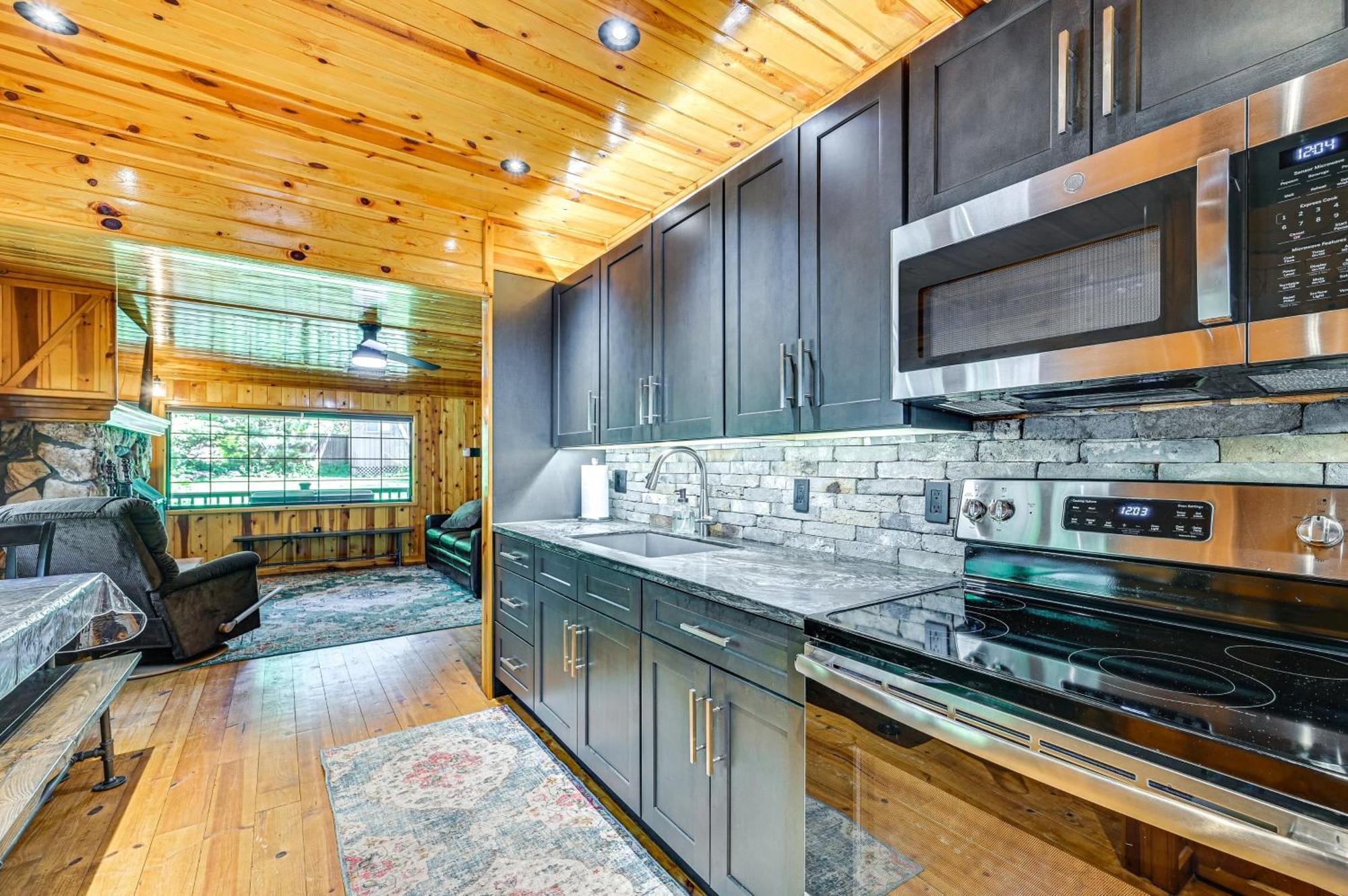 Creekside Payson Cabin Retreat With Private Deck Exterior foto