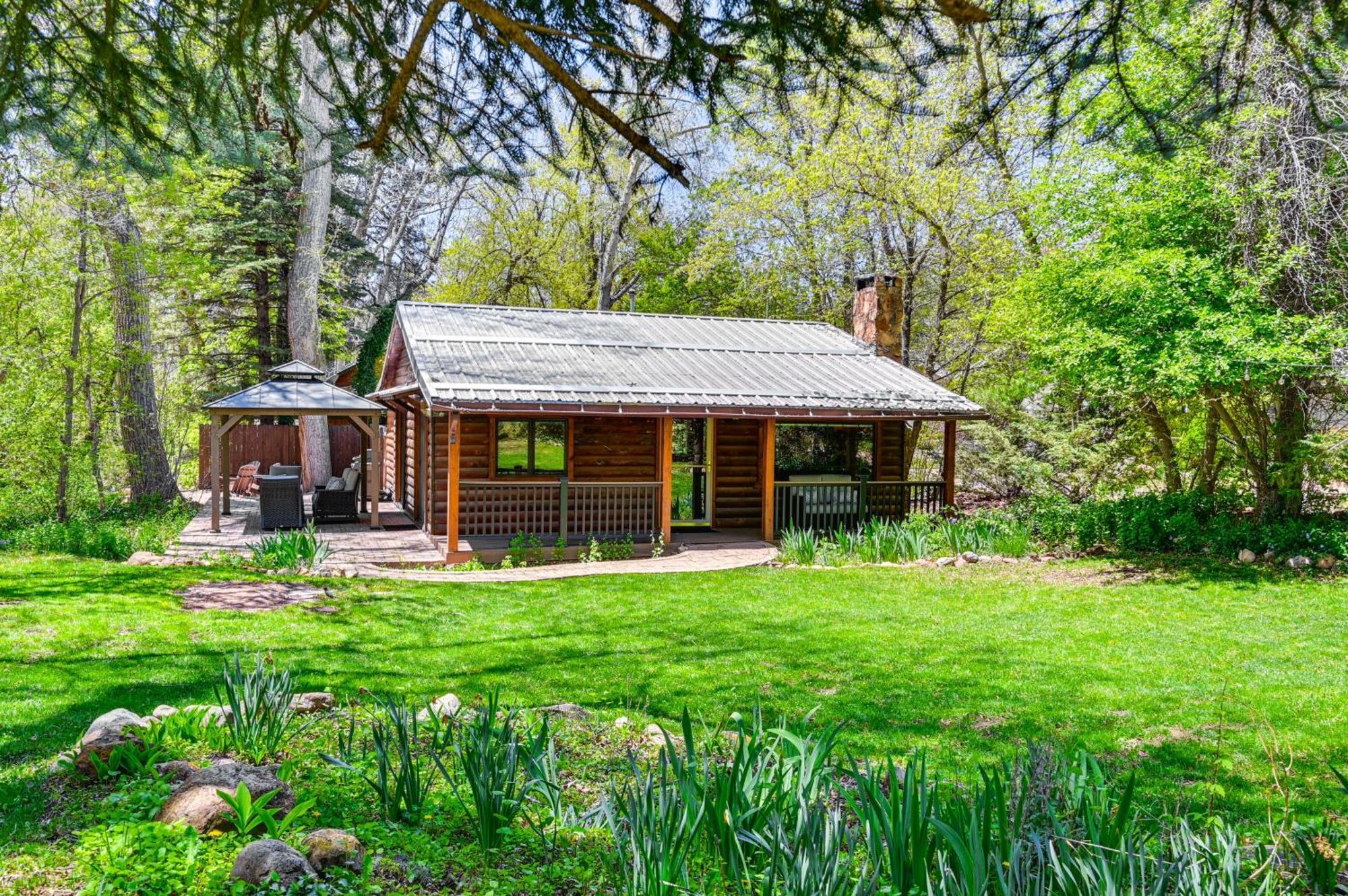 Creekside Payson Cabin Retreat With Private Deck Exterior foto